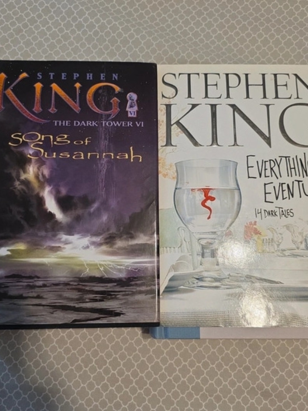 Stephen King Hardback 1st Edition Novels, Set Of 2. Perfect Dustjackets